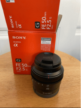 SONY レンズ FE 50F2.5 G